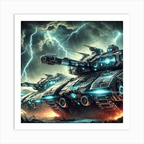 Aether Tanks Art Print