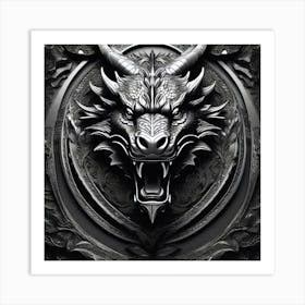 Dragon Head 1 Art Print