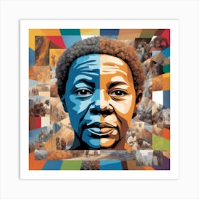 Nelson Mandela Art Print