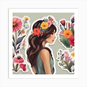 Flower Bouquet Art Print