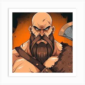 Viking Warrior 1 Art Print