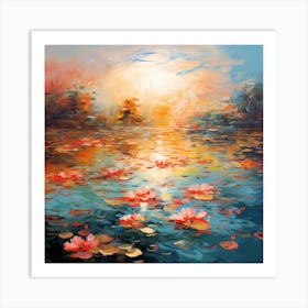 Golden Hour Impression Art Print