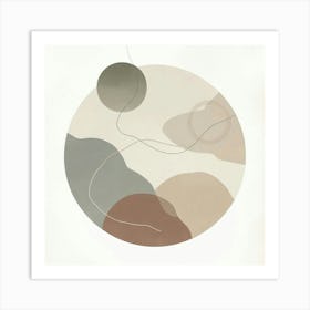 Abstract Circles Art Print