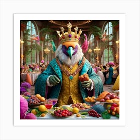 The Grand Party Hosted By The King Of The Birds (2) Art Print