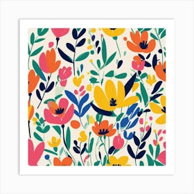 Floral Pattern 4 Art Print