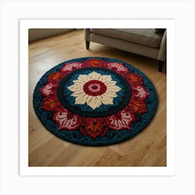 Mandala Rug Art Print