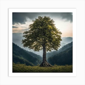 Lone Tree 1 Art Print