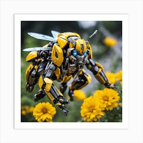 Steel Vanguard: Bumblebee's Stand Art Print