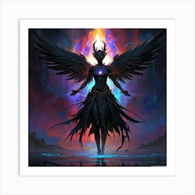 Angel Of Fire 1 Art Print