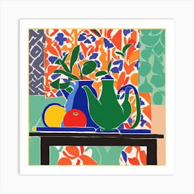 A Matisse-Inspired Still Life 1 Art Print