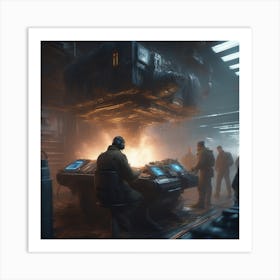 Sci - Fi Art Art Print