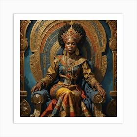 African Queen Art Print