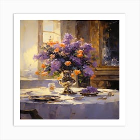 Lilacs In A Vase Art Print