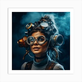 Steampunk Girl 21 Art Print