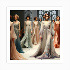 Fashion Show 4 Art Print