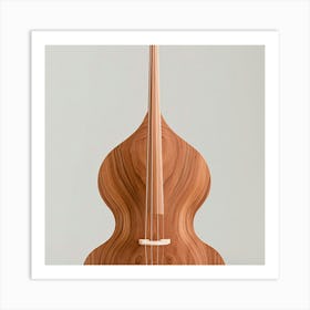 Wood Bass Art Print