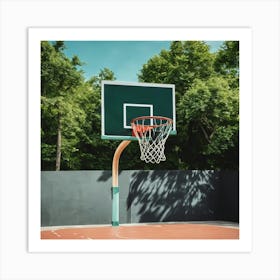 Basketball Court 33 Art Print