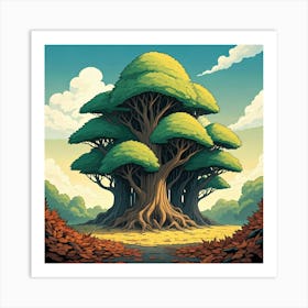 Majestic Tree Art Print