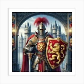 Knight In Shining Armor 1 Art Print