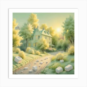 House In The Countryside Art Print