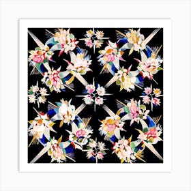Floral Symmetry Art Print