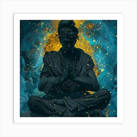 Buddha In Meditation Art Print