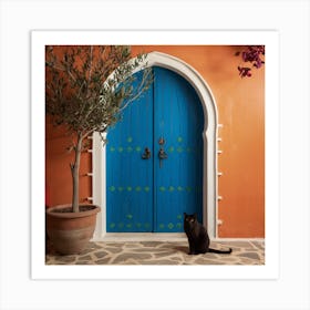 Blue Door Art Print