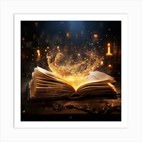 Magic Book Art Print