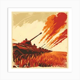 Russian Tanks 1 Art Print