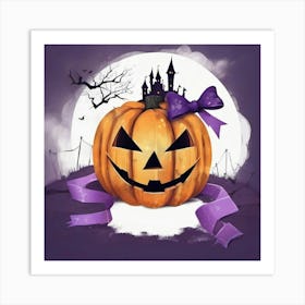 Halloween Pumpkin Art Print