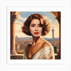 Legendary actress Himanee Bhatia 4 Art Print