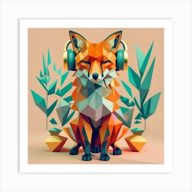 Fox art 2 Art Print