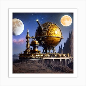 Spaceship Art Print