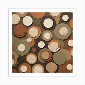 Abstract Circles 31 Art Print