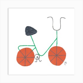 Bike 7 Square Art Print