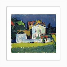 House In A Landscape Art Print