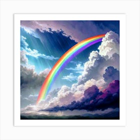 Rainbow and Sunshine Art Print