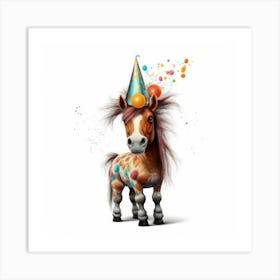 Birthday Pony 1 Art Print