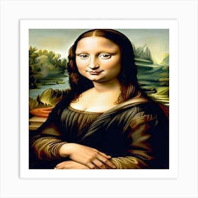 Mona Lisa 2 Art Print