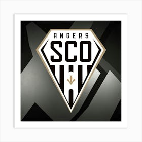 Angers SCO Logo Wall Arts 7 Art Print