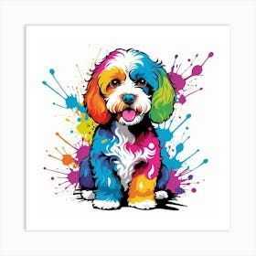 Graffiti Cockapoo Art Print