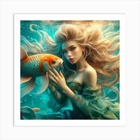 Mermaid 2 Art Print