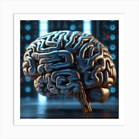 Artificial Brain 63 Art Print