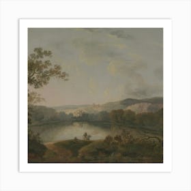 View Of A Lake Art Print