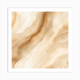 Beautiful ivory cream abstract background. Drawn, hand-painted aquarelle. Wet watercolor pattern. Artistic background with copy space for design. Vivid web banner. Liquid, flow, fluid effect. Art Print