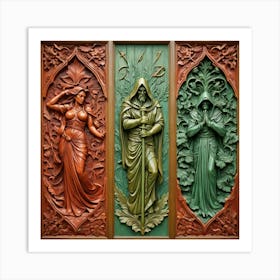 Three Gods Art Print