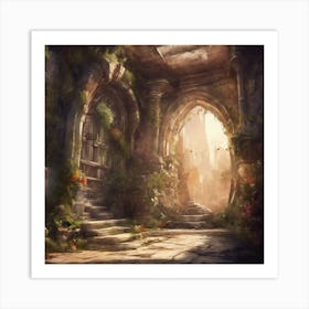 Fantasy Painting 18 Art Print