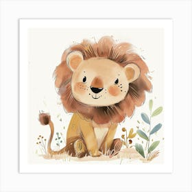 Little Lion Art Print