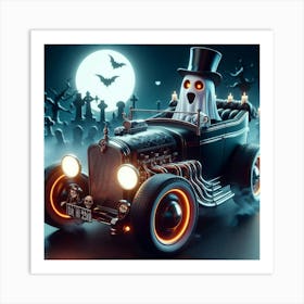 Ghost Car Art Print