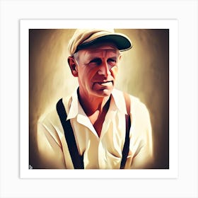 Old Farmer 1 Art Print